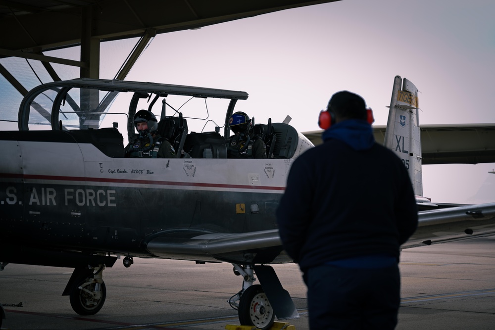 From the flightline at Laughlin AFB