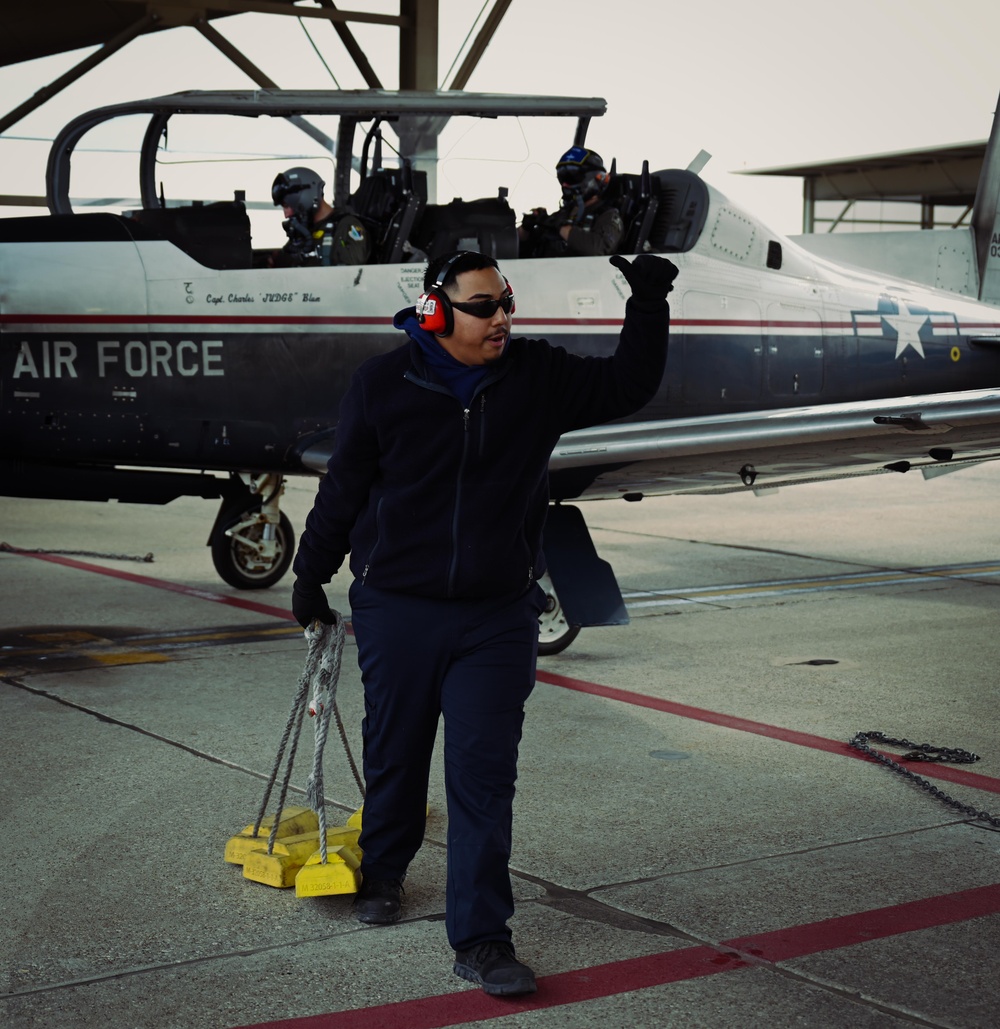 From the flightline at Laughlin AFB