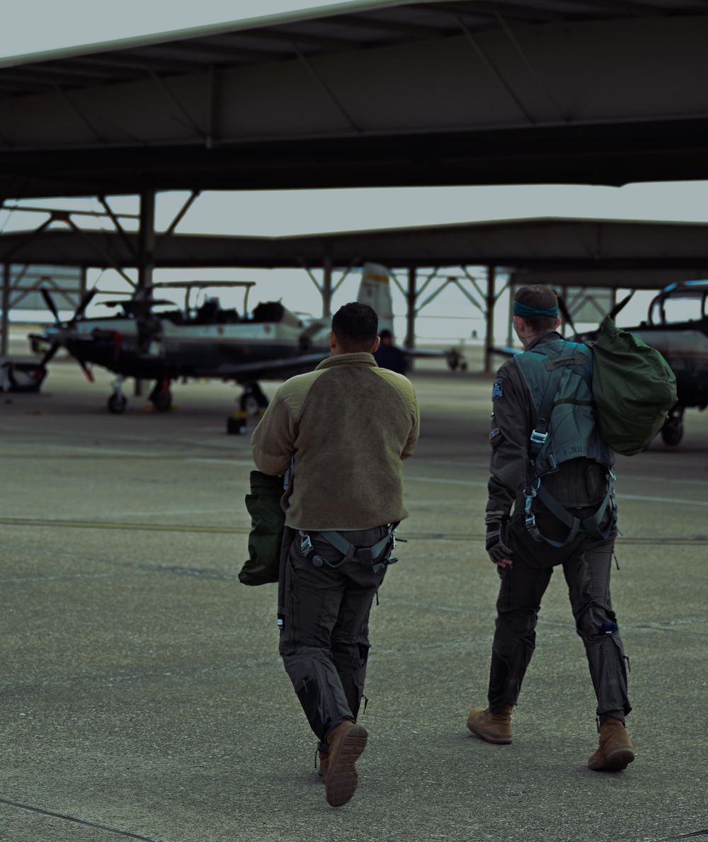 From the flightline at Laughlin AFB