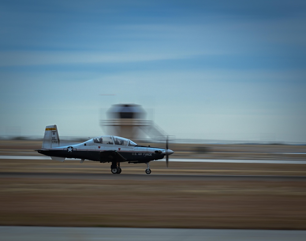 From the flightline at Laughlin AFB