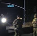 270th MP Company stands watch at TCP's around the Palisades Fire