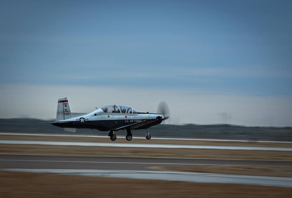 From the flightline at Laughlin AFB