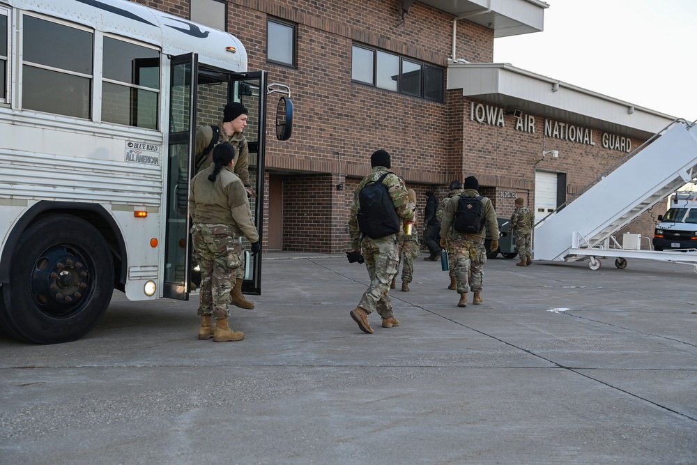 Iowa Air National Guard medics support 60th Presidential Inauguration