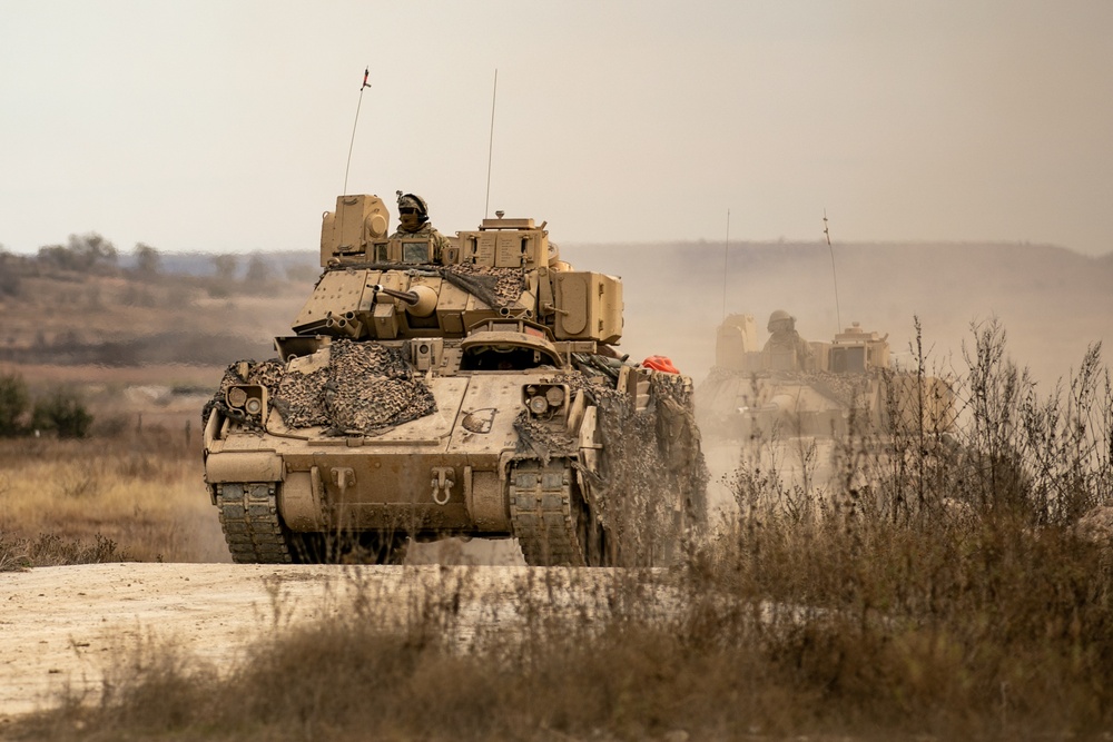 Grey Wolf conduct Combined Arms Live Fire Exercise