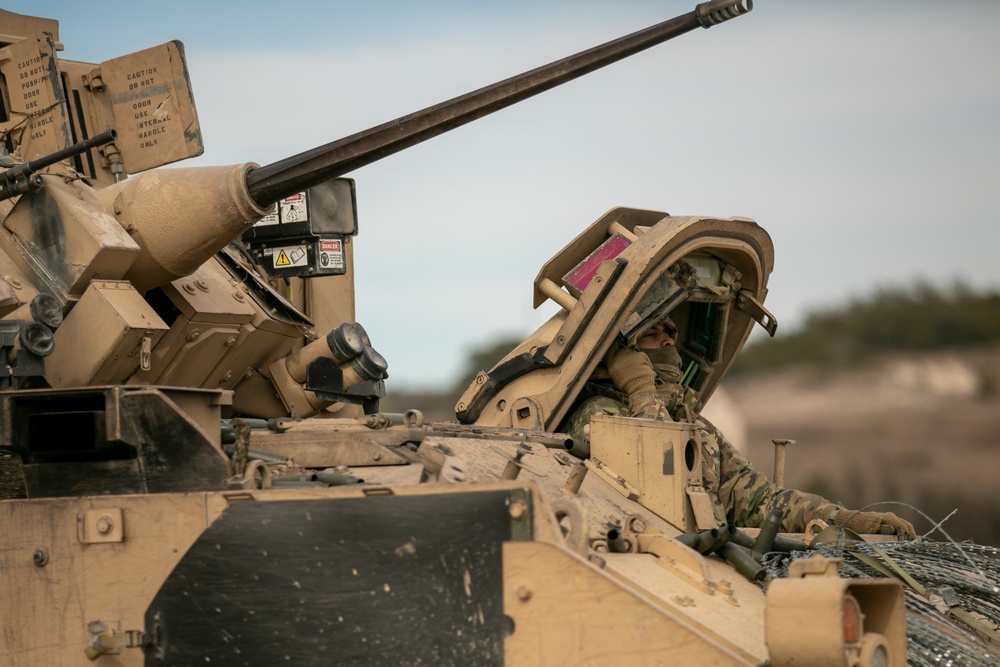 Grey Wolf conducts Combined Arms Live Fire Exercise