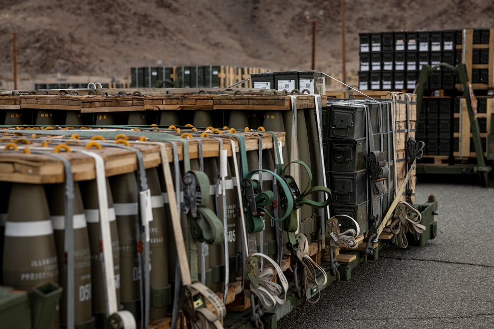 MCAGCC Center Magazine Area prepares for Service Level Training Exercise 1-25