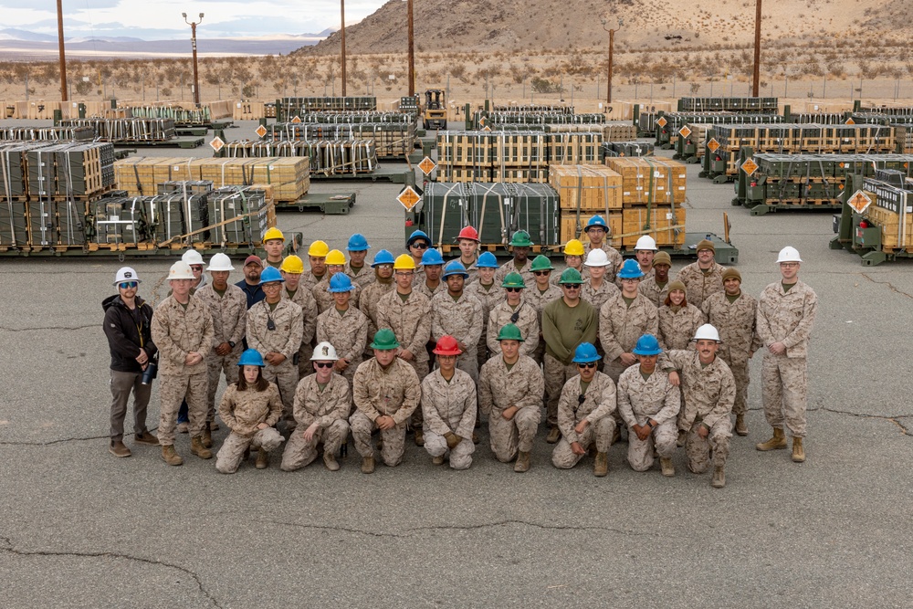 MCAGCC Center Magazine Area prepares for Service Level Training Exercise 1-25