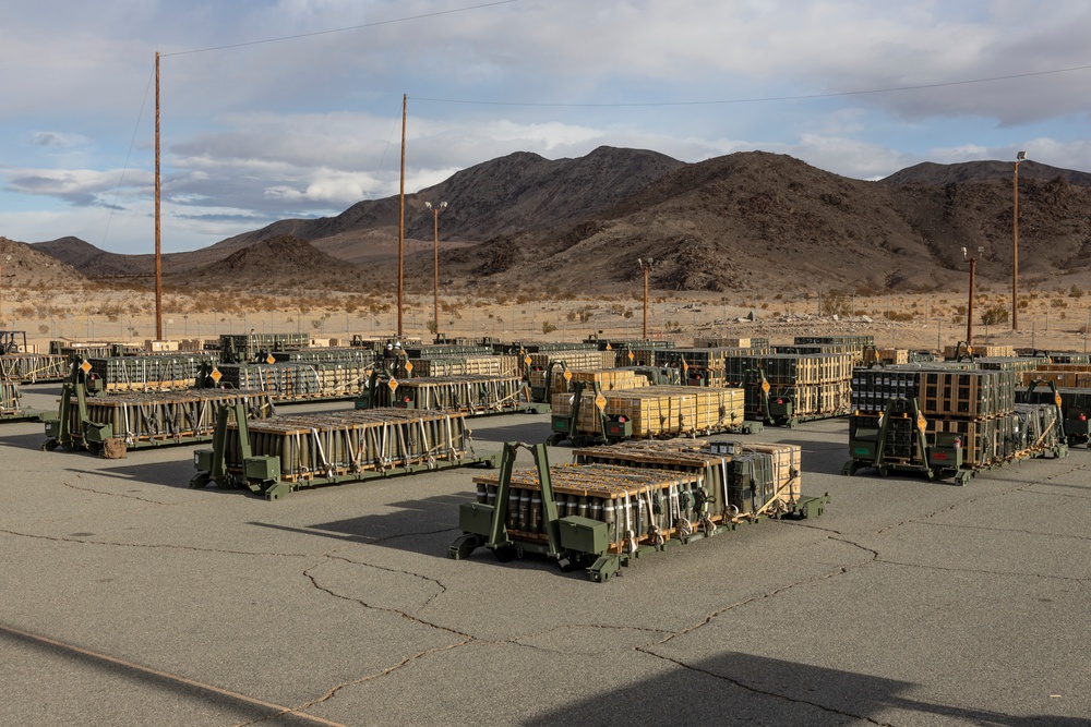 MCAGCC Center Magazine Area prepares for Service Level Training Exercise 1-25