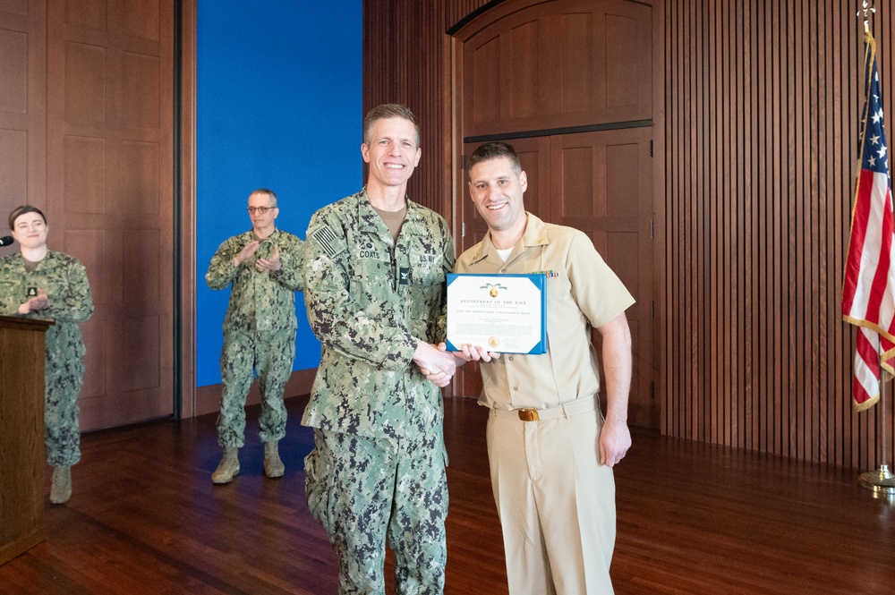 U.S. Navy Band honors shipmate selected for commission