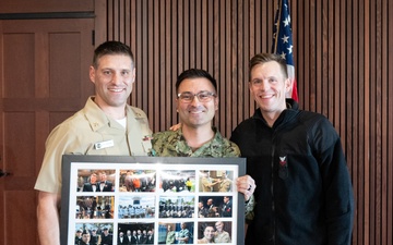 U.S. Navy Band honors shipmate selected for commission