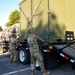 129th LRS Members Prepare Equipment in Support of LA Fire