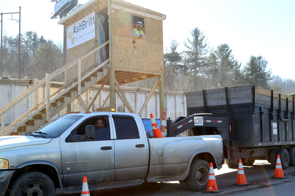 USACE continues debris removal efforts in Swannanoa