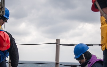 Missile Upload aboard USS America (LHA 6)