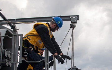 Missile Upload aboard USS America (LHA 6)