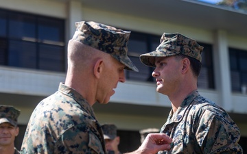 3d Marine Division Commanding General meets with Marines with 3d MLR