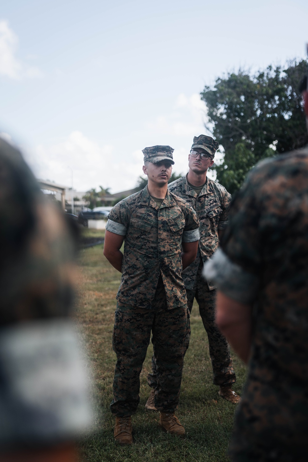 3d Marine Division Commanding General meets with Marines with 3d MLR