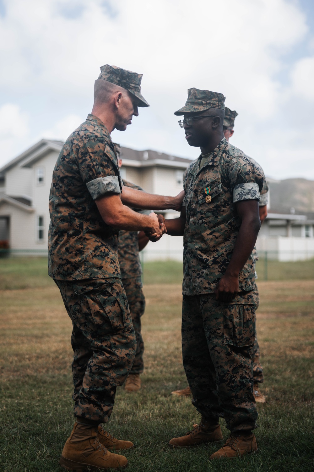 3d Marine Division Commanding General meets with Marines with 3d MLR