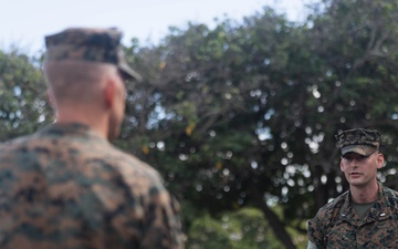 3d Marine Division Commanding General meets with Marines with 3d MLR