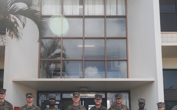 3d Marine Division Commanding General meets with Marines with 3d MLR