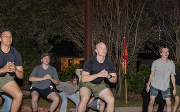 Recruiting Sub-Station Round Rock conduct physical training