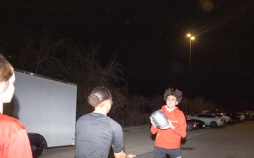 Recruiting Sub-Station Round Rock conduct physical training