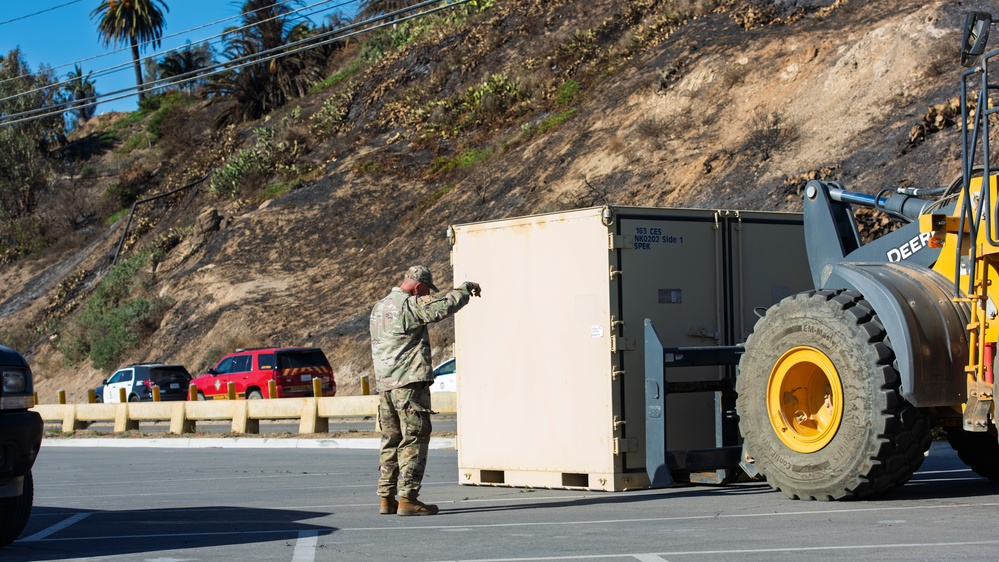 163d MSG aids in wildfire mission