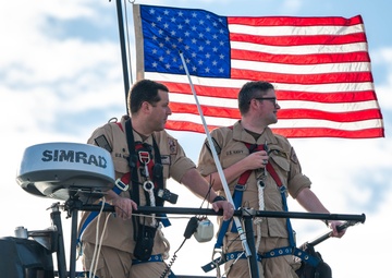 USS Columbia (SSN 771) pulls into Naval Base Guam