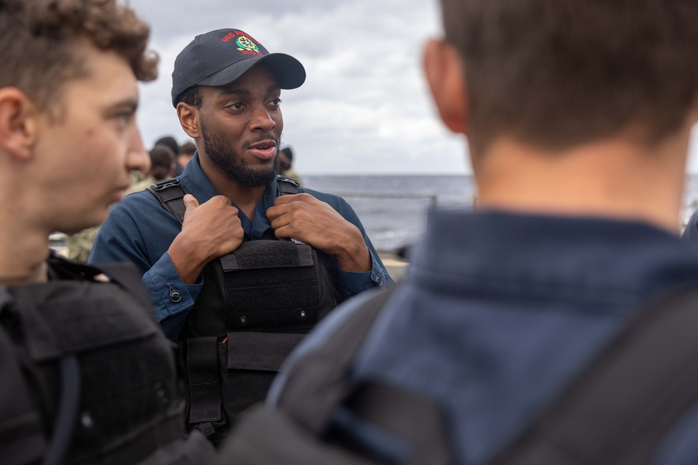 USS Preble (DDG 88) VBSS Drill