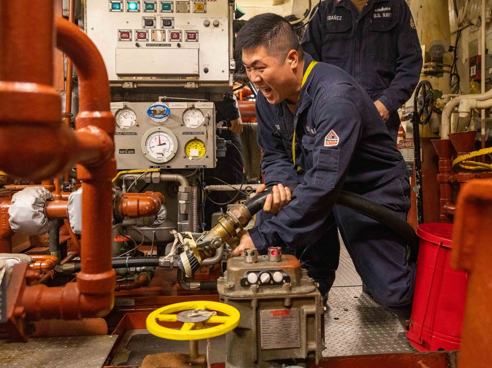 USS Preble (DDG 88) Engineering Drills