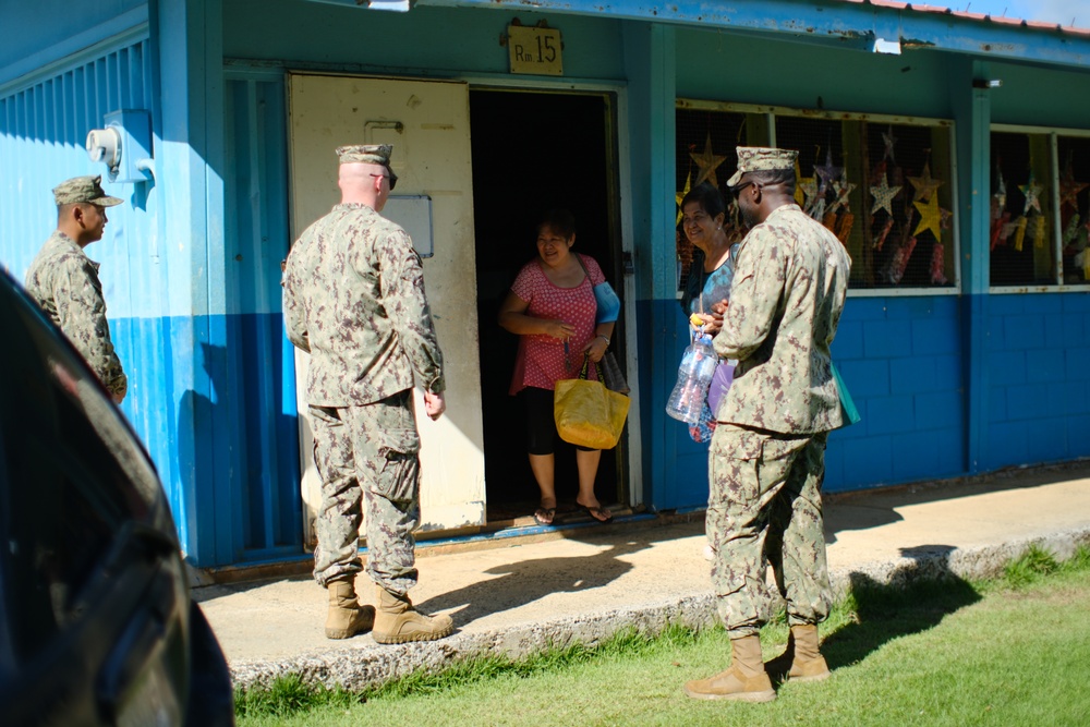 Seabees from Detail Yap conduct OICD site visit