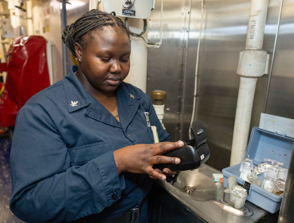 USS Preble (DDG 88) Water Testing