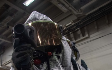 Hangar Bay Firefighting Training aboard USS America (LHA 6)