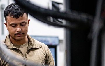 Wheel and tire Airmen build and maintain aircraft wheels