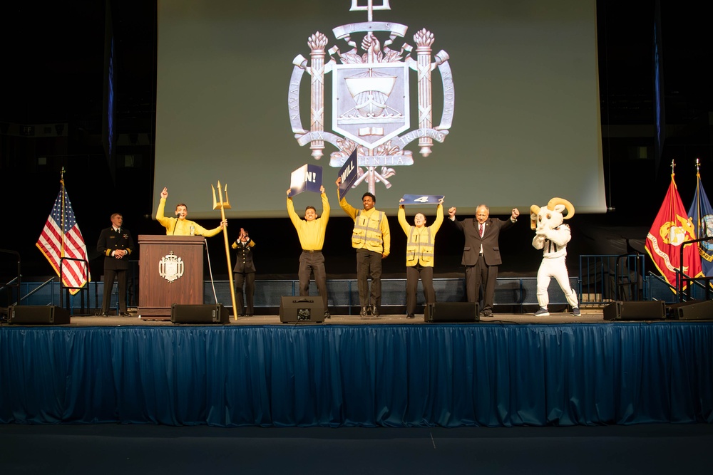 SECNAV Carlos Del Toro's Last Call to U.S. Naval Academy Brigade