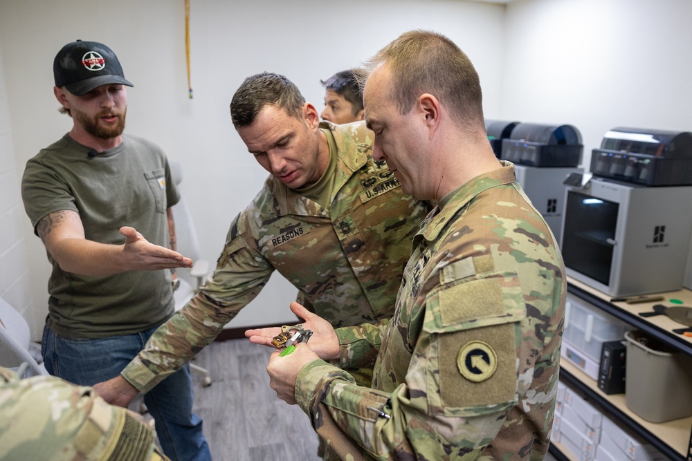  1st Theater Sustainment Command Surgeon Cell Tours the AIM-C 