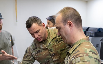  1st Theater Sustainment Command Surgeon Cell Tours the AIM-C 