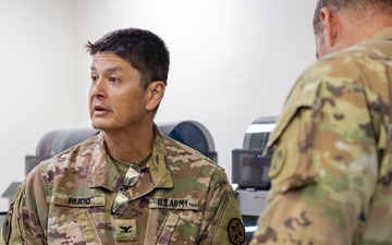  1st Theater Sustainment Command Surgeon Cell Tours the AIM-C 