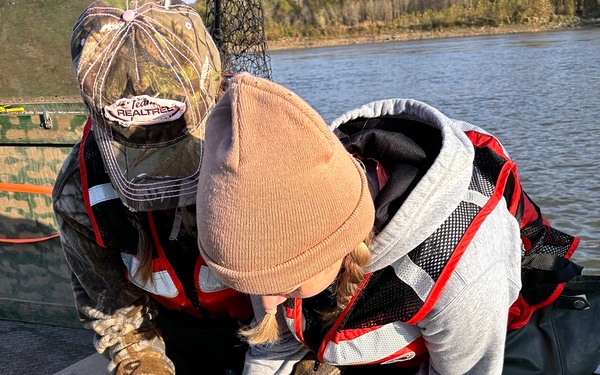 SCA Interns Buffalo Fish