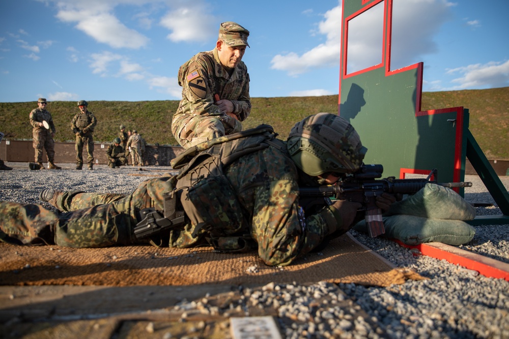 U.S. Army Soldiers host range day for German and Polish partners