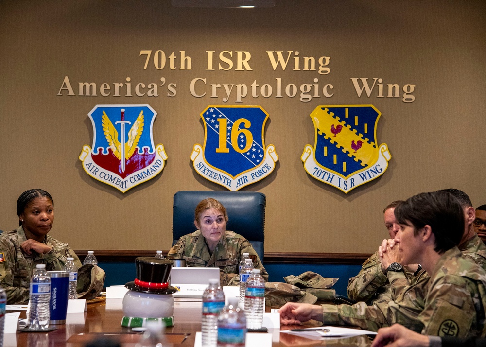 Fort Meade Garrison commander visits the 70th ISRW