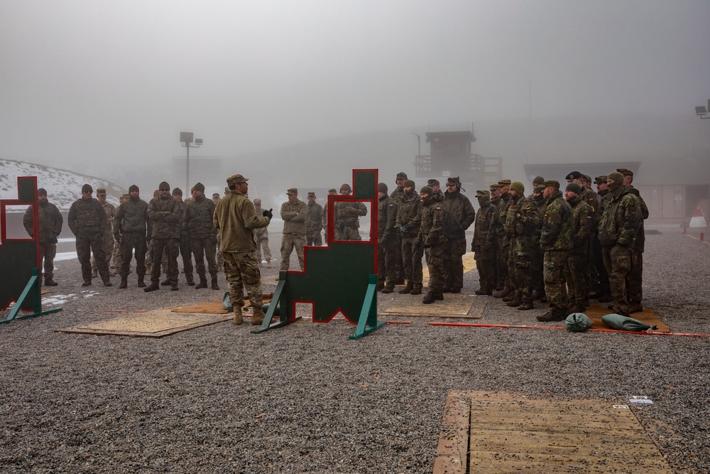 U.S. Army Soldiers host range day for German and Polish partners