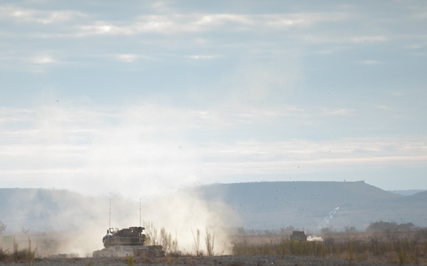 Grey Wolf Brigade Conducts Combined Live Fire Exercise