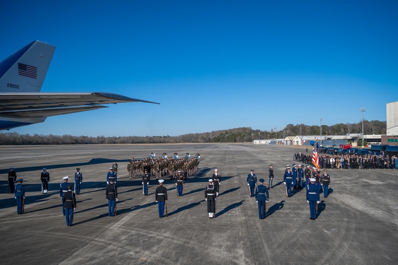 President Jimmy Carter's Funeral Procession