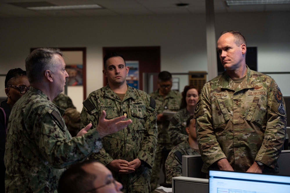 Commander, Navy Recruiting Command hosts Maj. Gen. Jefferson O'Donnell