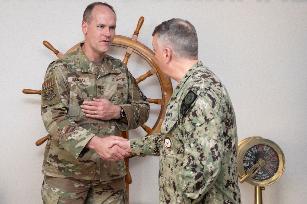 Commander, Navy Recruiting Command hosts Maj. Gen. Jefferson O'Donnell