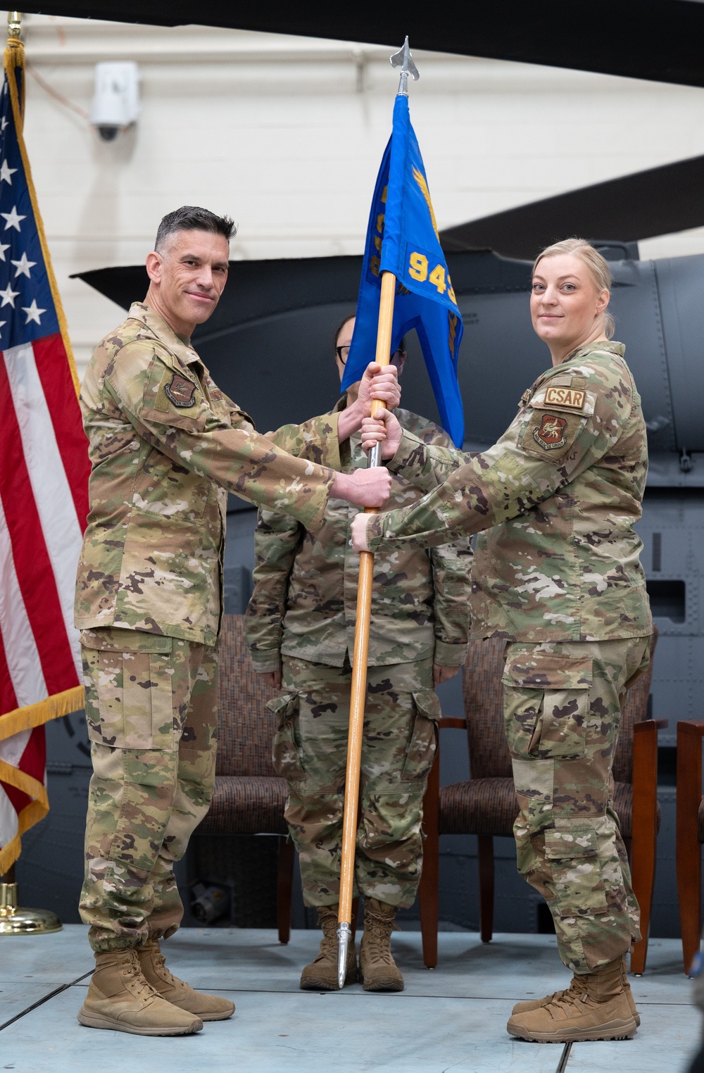 943d Mission Support Flight welcomes new commander