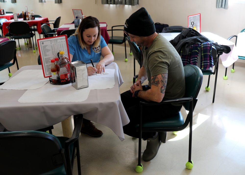 Military Sealift Command Resiliency Team Delivers Crew Care Package to USNS William McLean