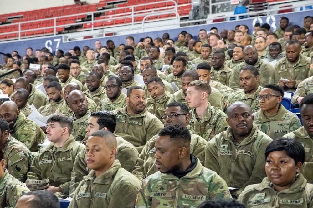 National Guard Members Attend Briefing in Preparation of 60th Presidential Inauguration