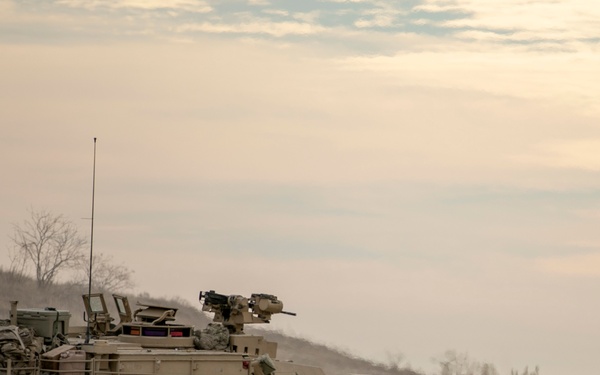 Grey Wolf Brigade Conducts Combined Arms Live Fire Exercise