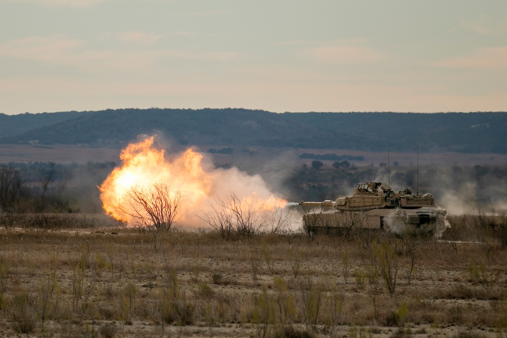 Grey Wolf Brigade Conducts Combined Arms Live Fire Exercise